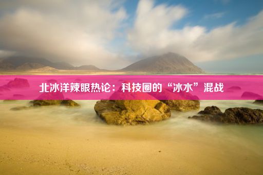 北冰洋辣眼热论：科技圈的“冰水”混战