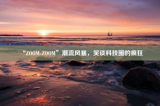 “ZOOM-ZOOM”潮流风暴，笑谈科技圈的疯狂