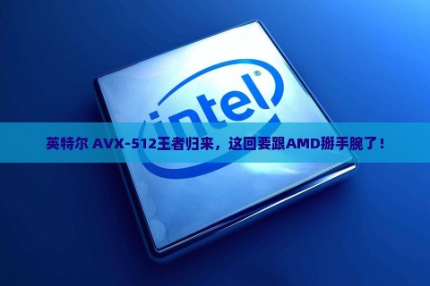 英特尔 AVX-512王者归来，这回要跟AMD掰手腕了！
