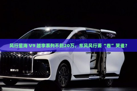 风行星海 V9 越享系列不到20万，东风风行要“卷”哭谁？